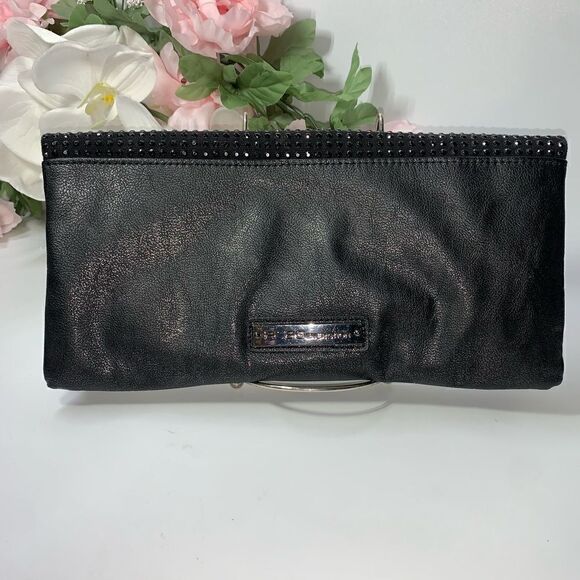 BCBGeneration Sparkly Clutch Black Medium - Picture 2 of 10